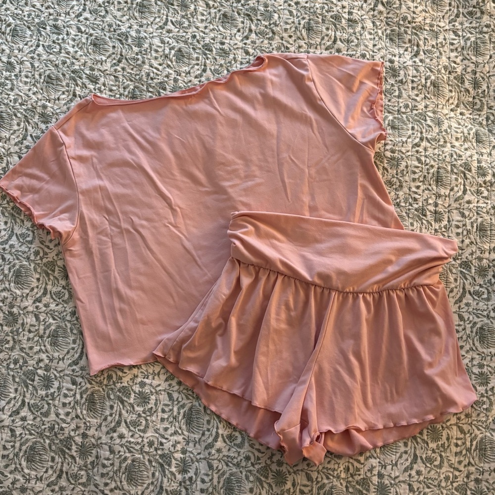 Pink Women's Pajama Set